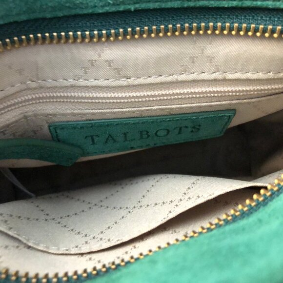 Talbots Suede/Leather Crossbody Bag - Picture 3 of 4